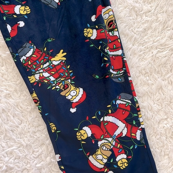 Simpsons Christmas Pajama Pants - Picture 4 of 10